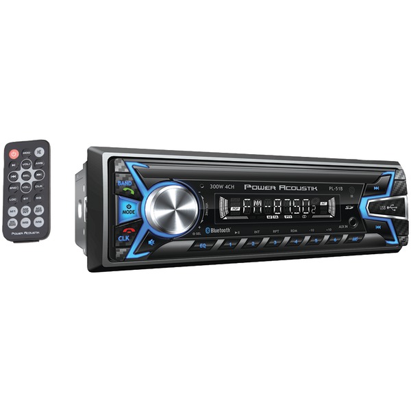 POWER ACOUSTIK(R) 1DIN DGTL MEDIA RCVR W/BT 1DIN DGTL MEDIA RCVR W/BT